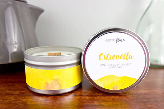 Citronella Handmade Soy Candle in 8oz Tin