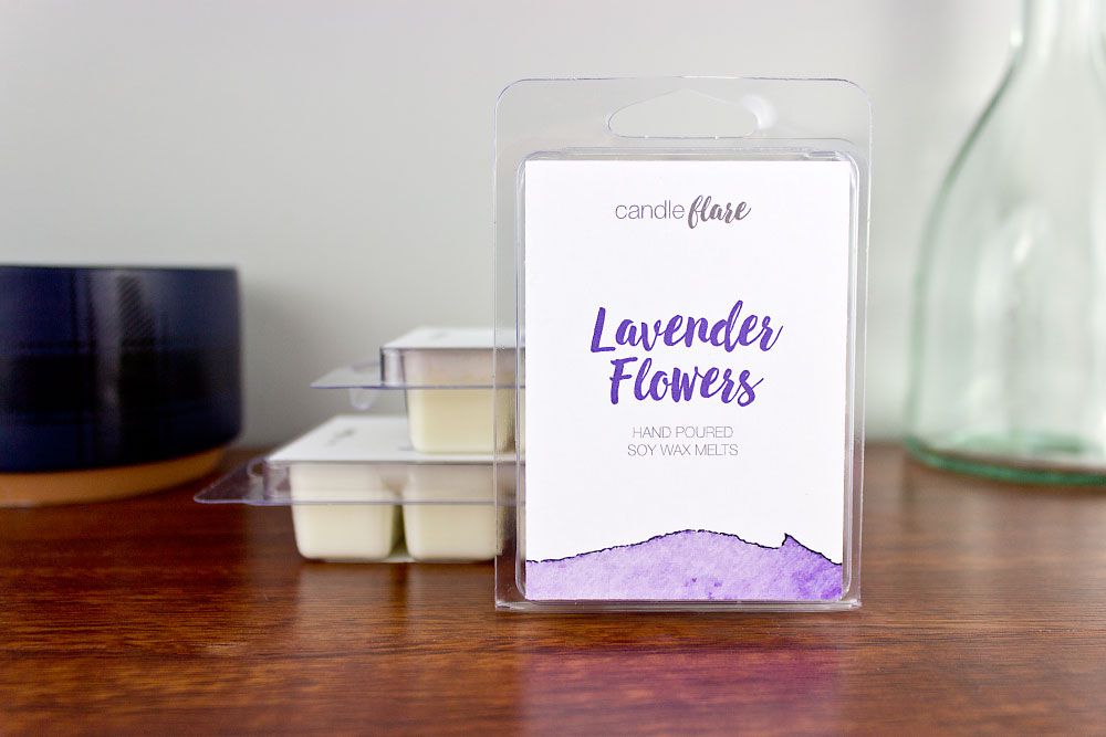 Lavender Flowers Handmade Soy Wax Melts