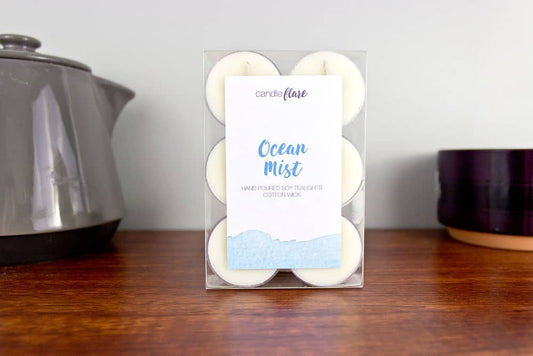 Ocean Mist Handmade Soy Tealights