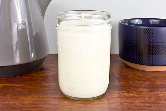 Apple Harvest Handmade Soy Candle in Half Pint Mason Jar